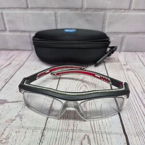 Pentax ZT500 Safety Glasses Z87-2+ Red Black Clear Lens with SV Case